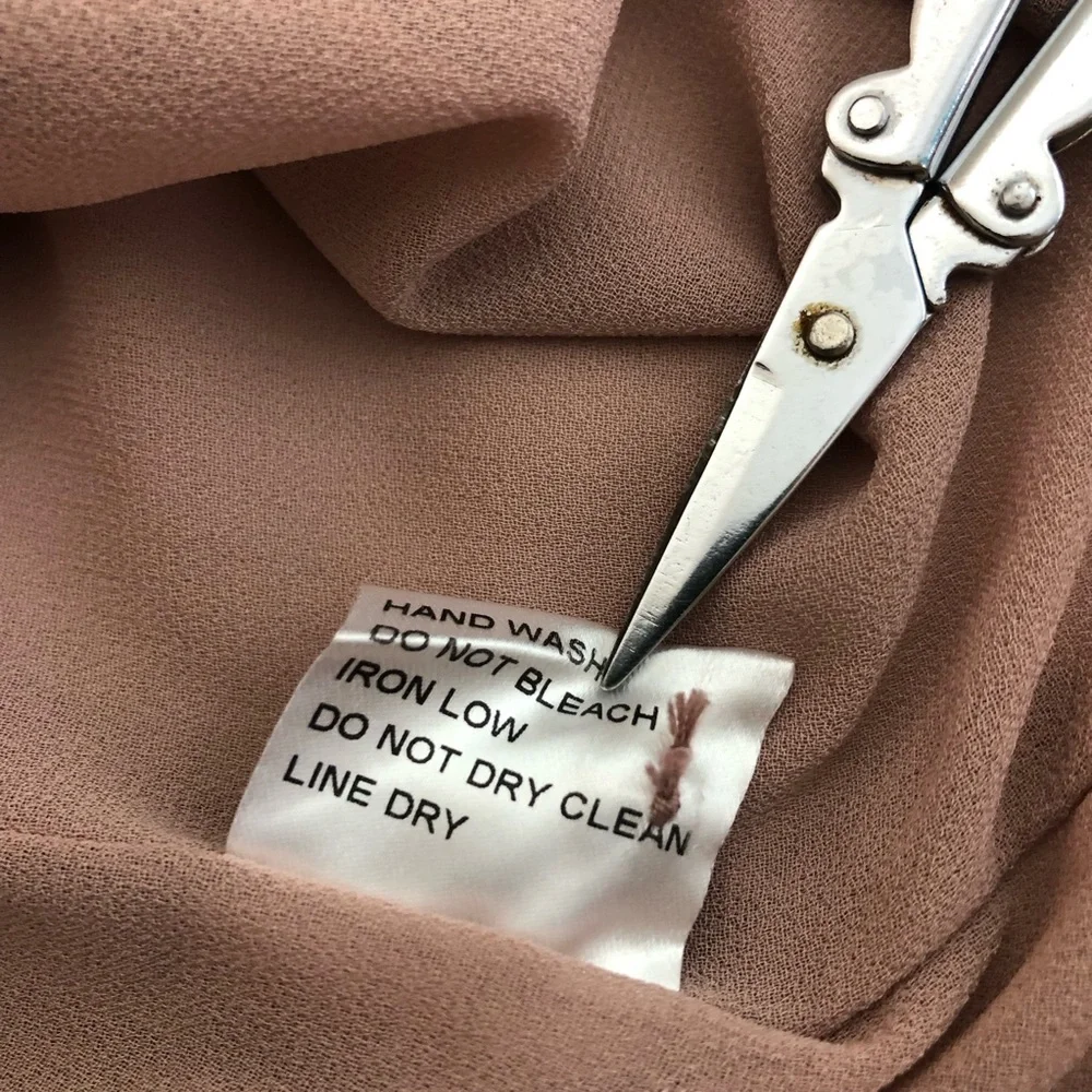 A DIP OF DARLING Victorian Blouse Dusty Rose Pink Embroidered 3/4 Sleeve SZ XL - Picture 11 of 14